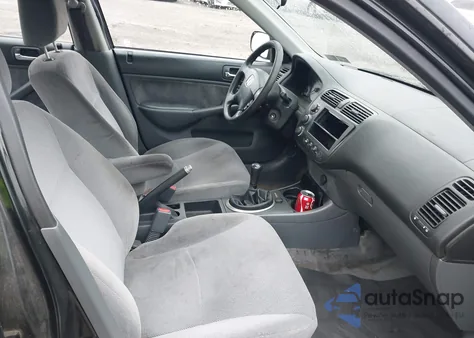 2002 Honda Civic Lx из США, поврежденный, VIN 2HGES15502H500234